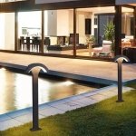 Waterproof umbrella lamp